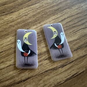 Tricked Ya Halloween Earrings